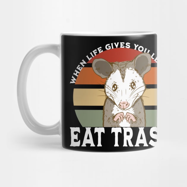 When life gives you lemons eat trash by Emmi Fox Designs